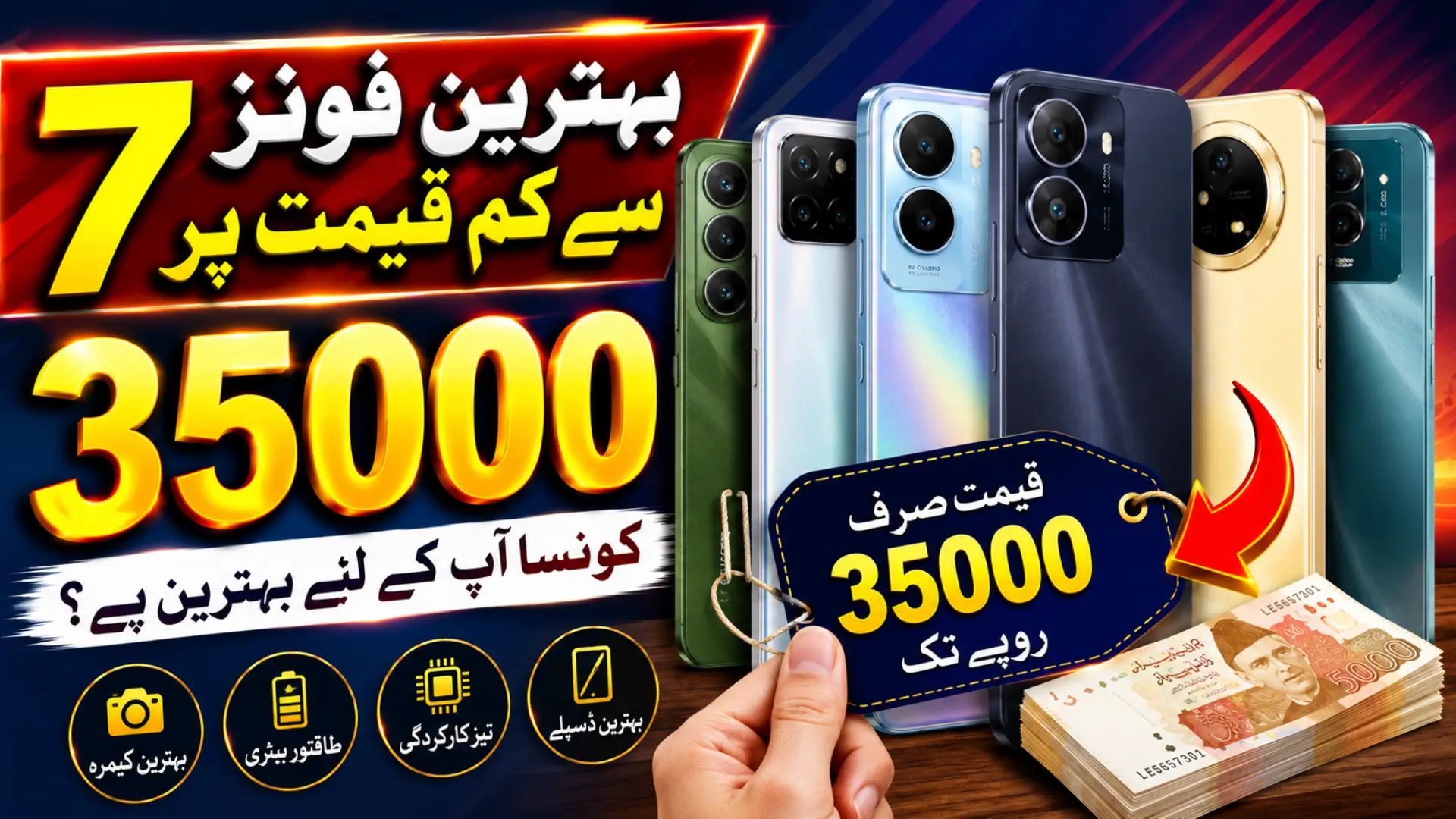 Best Mobile Phones Under 35000 in Pakistan – July 2026 Updated List
