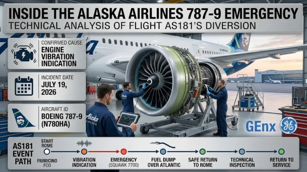 Alaska Airlines Boeing 787-9 Emergency: What Happened to Flight AS181?