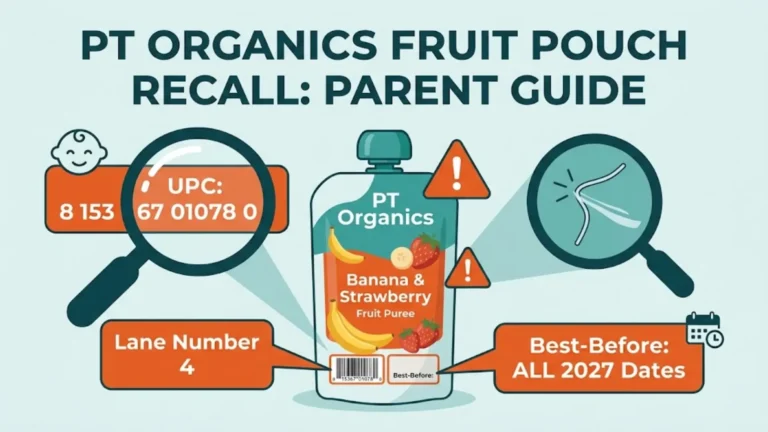 PT Organics Fruit Pouch Recall: Affected Products, Dates, and What Parents Should Know