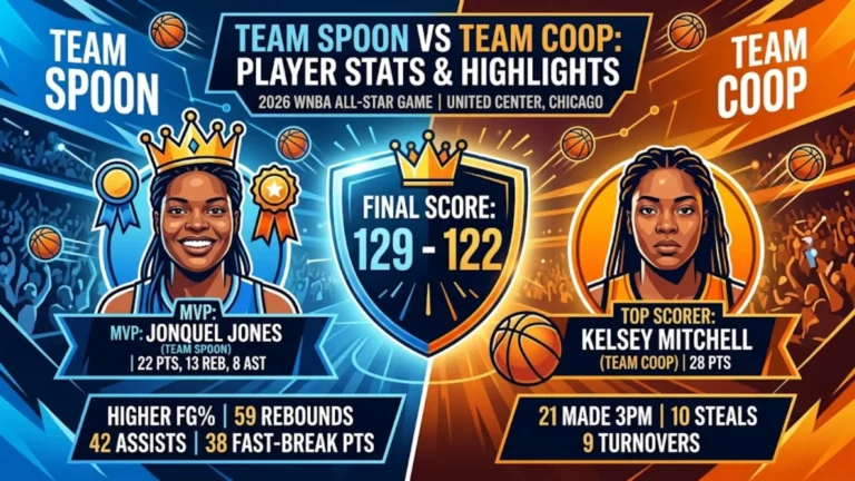 Team Spoon vs Team Coop Match Player Stats: Full Scorecard and Highlights