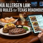 Texas Roadhouse California Allergen Law: What the New Menu Rules Mean for Diners