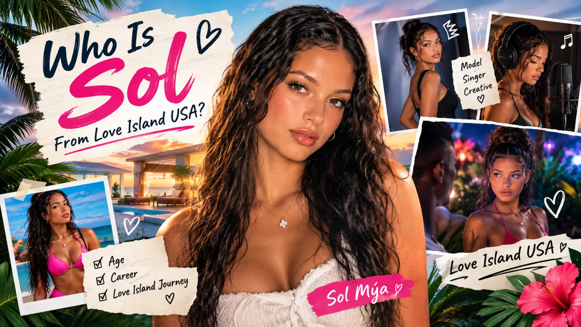 Who Is Sol From Love Island USA? Meet Sol Mýa, Her Age, Career & Villa Journey